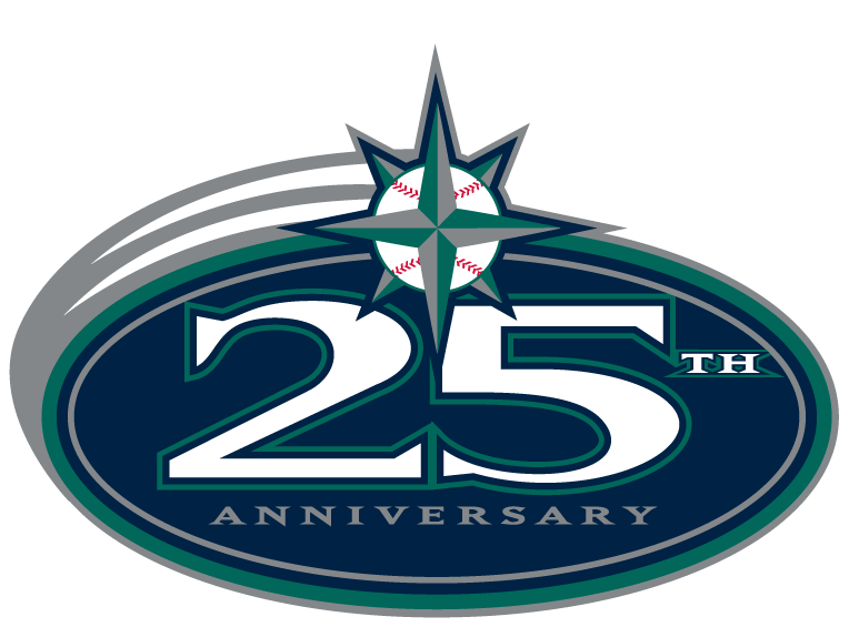 Seattle Mariners 2002 Anniversary Logo v2 iron on heat transfer